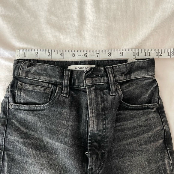 NWOT Moussy Vintage Fleetwood Rebirth Skinny high rise Jeans in Black - Picture 5 of 7